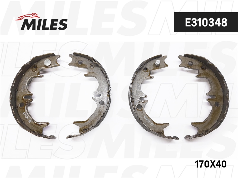 MILES E310348 Колодки стояночного тормоза TOYOTA AVENSIS 97-03/CAMRY 91-/LEXUS RX300 00-03 (TRW GS8714) E310348