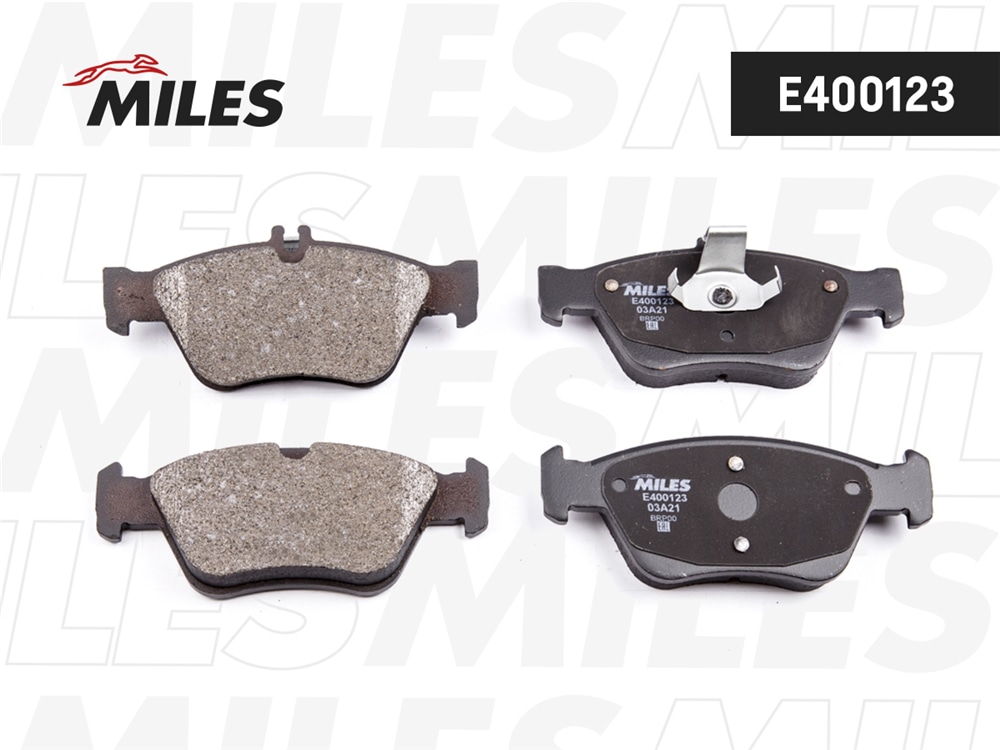 MILES E400123 Колодки тормозные MB W210/W202/C208 2.0-2.8 пер. LowMetallic