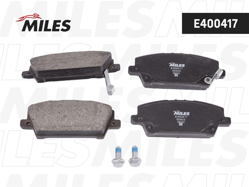 MILES E400417 Колодки тормозные передние (Смесь Low-Metallic) HONDA CIVIC Hatchback 05- (TRW GDB3407) E400417