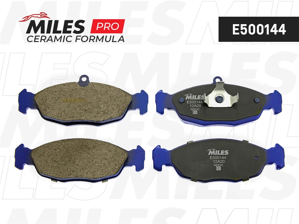 MILES E500144 Колодки тормозные OPEL ASTRA F/DAEWOO NEXIA/CHEVROLET LANOS 97- пер. Ceramic PRO