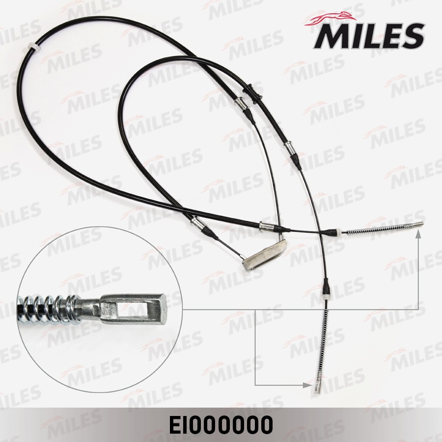 MILES EI000000 Трос ручного тормоза DAEWOO NEXIA