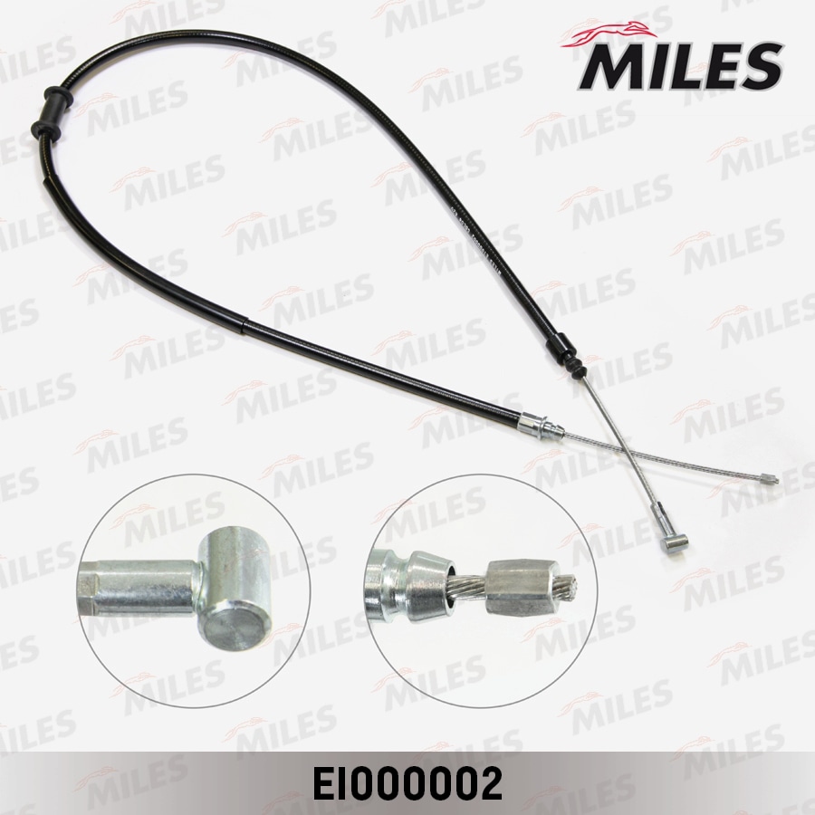 MILES EI000002 Трос стояночного тормоза PEUGEOT BOXER/CITROEN JUMPER/FIAT DUCATO 06- (1382*1075mm) (TRW GCH483) EI000002