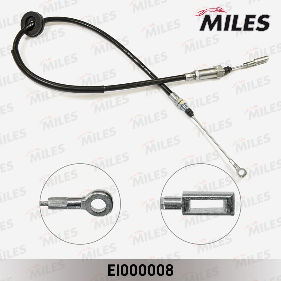 MILES EI000008 Трос стояночного тормоза (1078mm) CITROEN JUMPER/FIAT DUCATO/PEUGEOT BOXER EI000008