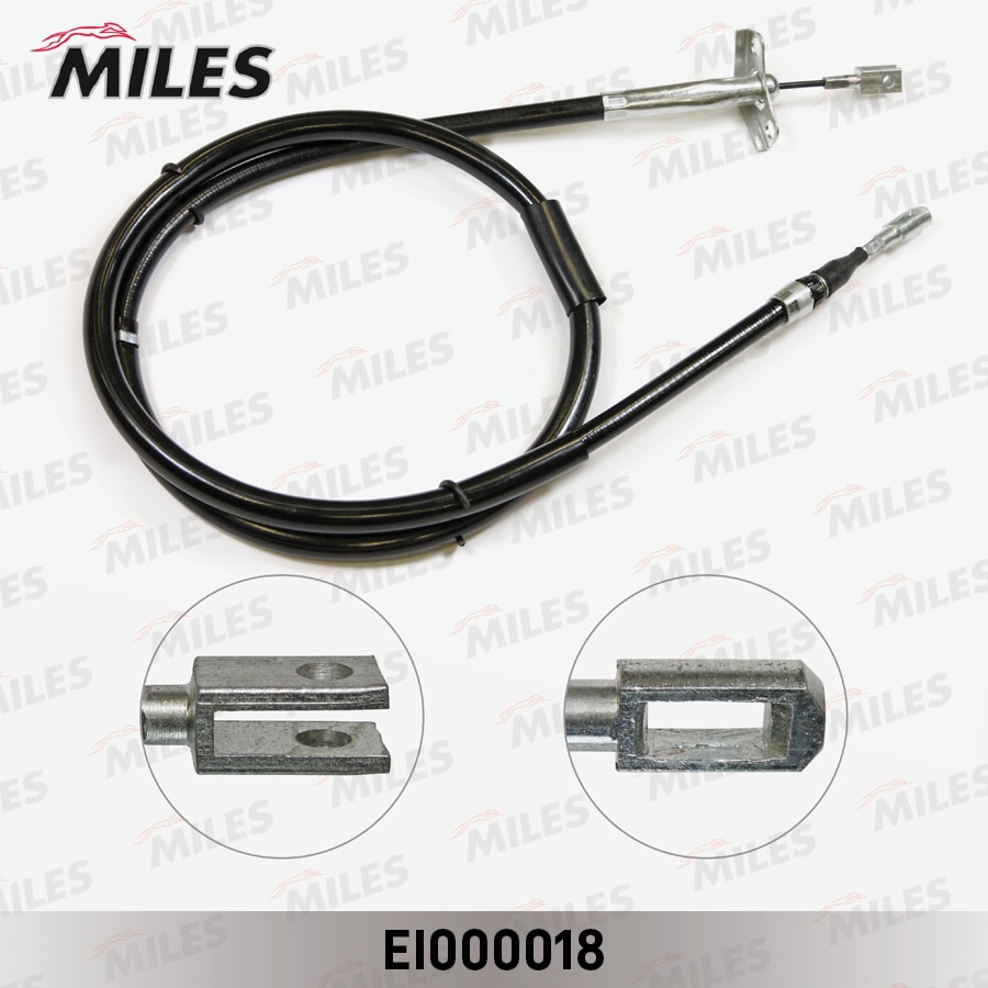 MILES EI000018 Трос ручного тормоза MB SPRINTER/VW LT 28-46 1513мм -06 зад.