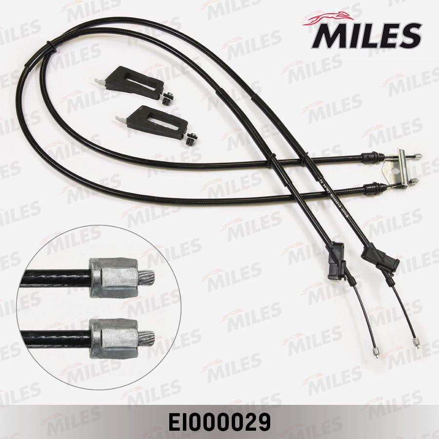 MILES EI000029 Трос стояночного тормоза (1482мм) FORD FOCUS -04 EI000029