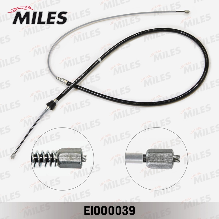 MILES EI000039 Трос ручного тормоза SKODA FABIA 99-/VW POLO 01-