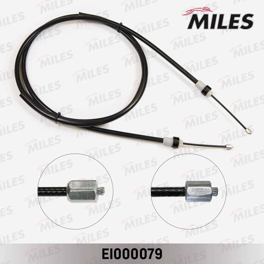 MILES EI000079 Трос стояночного тормоза (1720mm) RENAULT DUSTER 4x2 EI000079