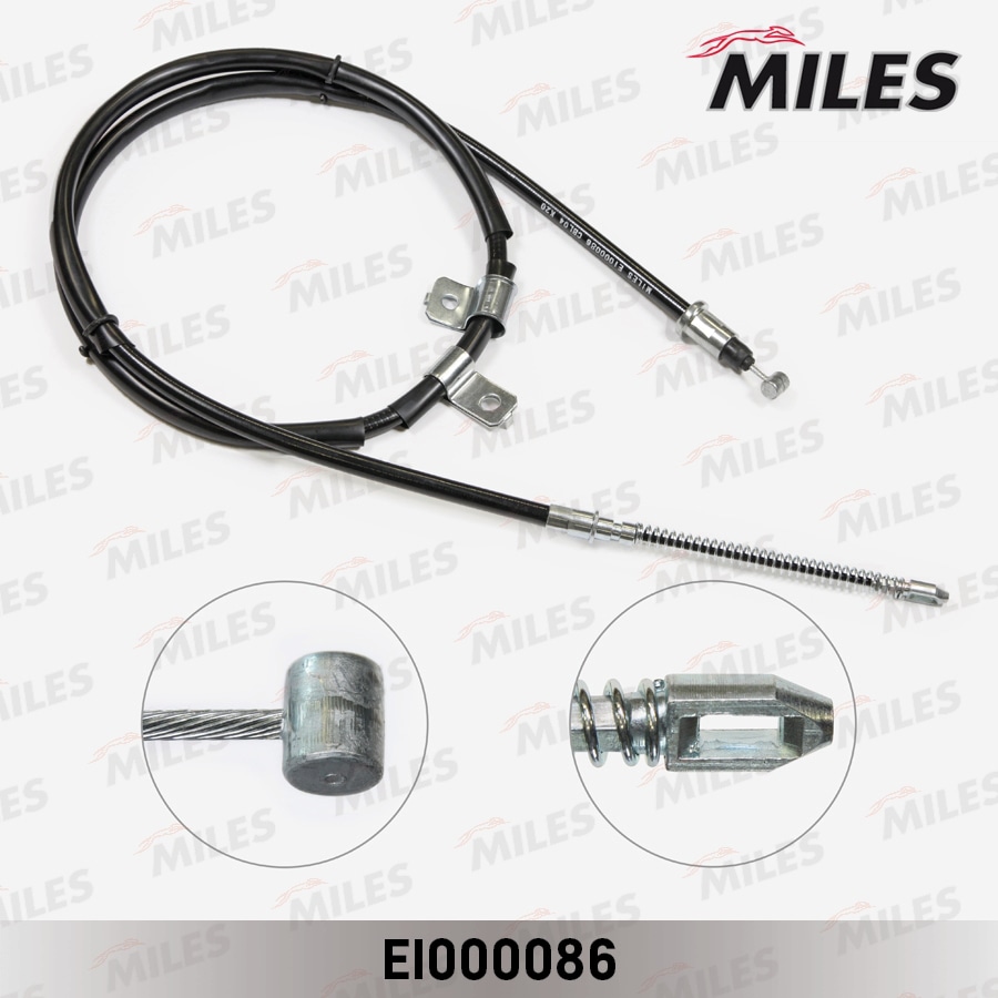 MILES EI000086 Трос стояночного тормоза правый CHEVROLET LANOS 05- EI000086
