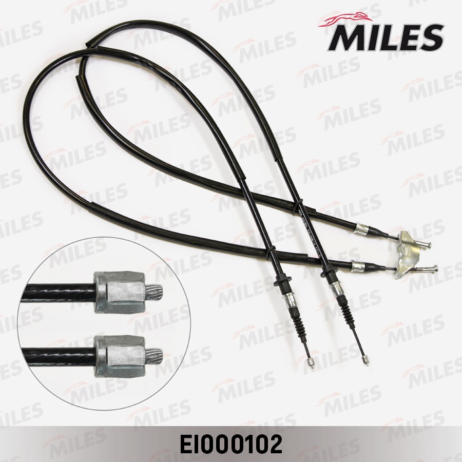 MILES EI000102 Трос ручного тормоза OPEL ASTRA 05- зад. (бар.торм.)