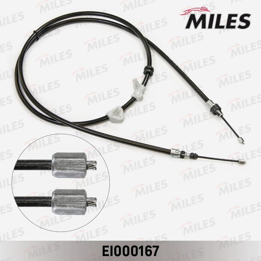 MILES EI000167 Трос стояночного тормоза FORD GALAXY 07-/MONDEO 06-/S-MAX 07- правый