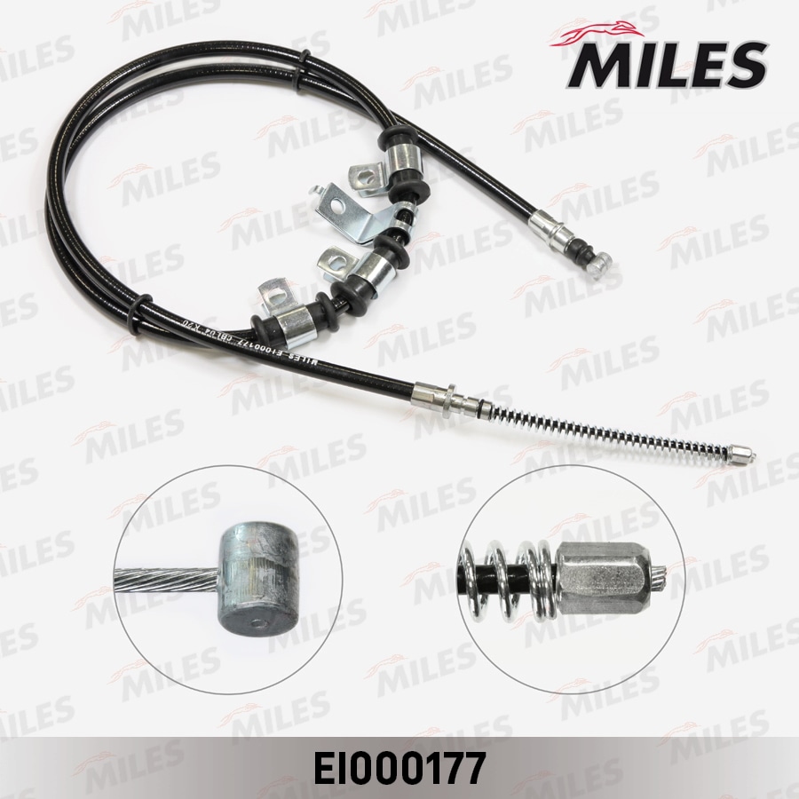 MILES EI000177 Трос стояночного тормоза правый CHEVROLET AVEO EI000177