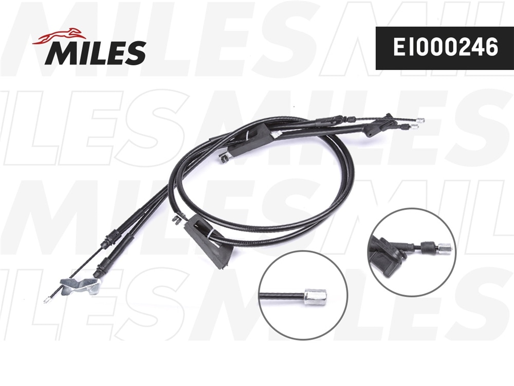 MILES EI000246 Трос ручного тормоза FORD FOCUS -04 1480мм
