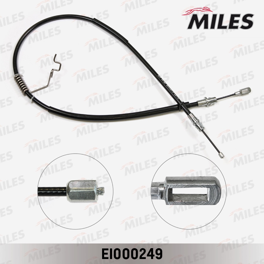 MILES EI000249 Трос стояночного тормоза правый FORD TRANSIT EI000249