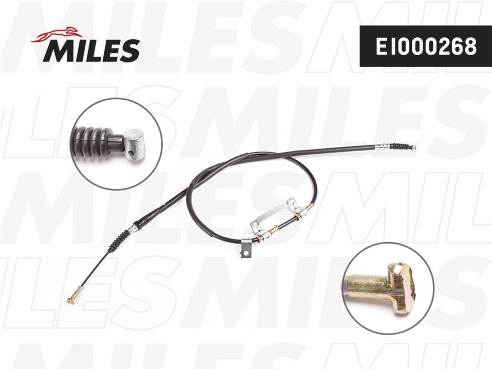 MILES EI000268 Трос стояночного тормоза левый KIA CARENS/SHUMA EI000268