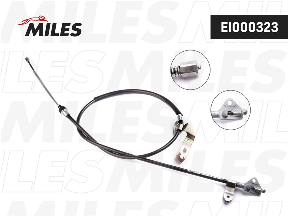MILES EI000323 Трос стояночного тормоза левый CITROEN C1/PEUGEOT 107/TOYOTA AYGO EI000323