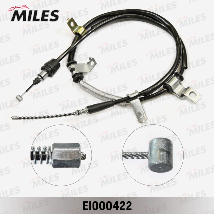 MILES EI000422 Трос стояночного тормоза правый HYUNDAI GETZ -09 EI000422