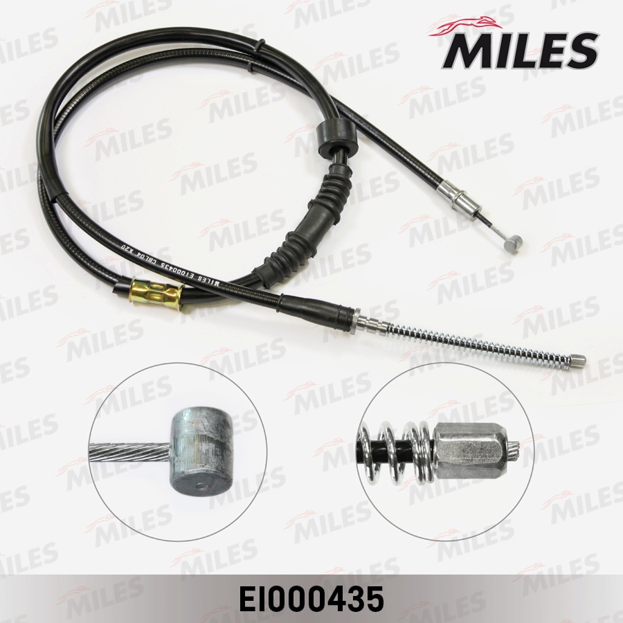 MILES EI000435 Трос стояночного тормоза левый MITSUBISHI LANCER 03- EI000435
