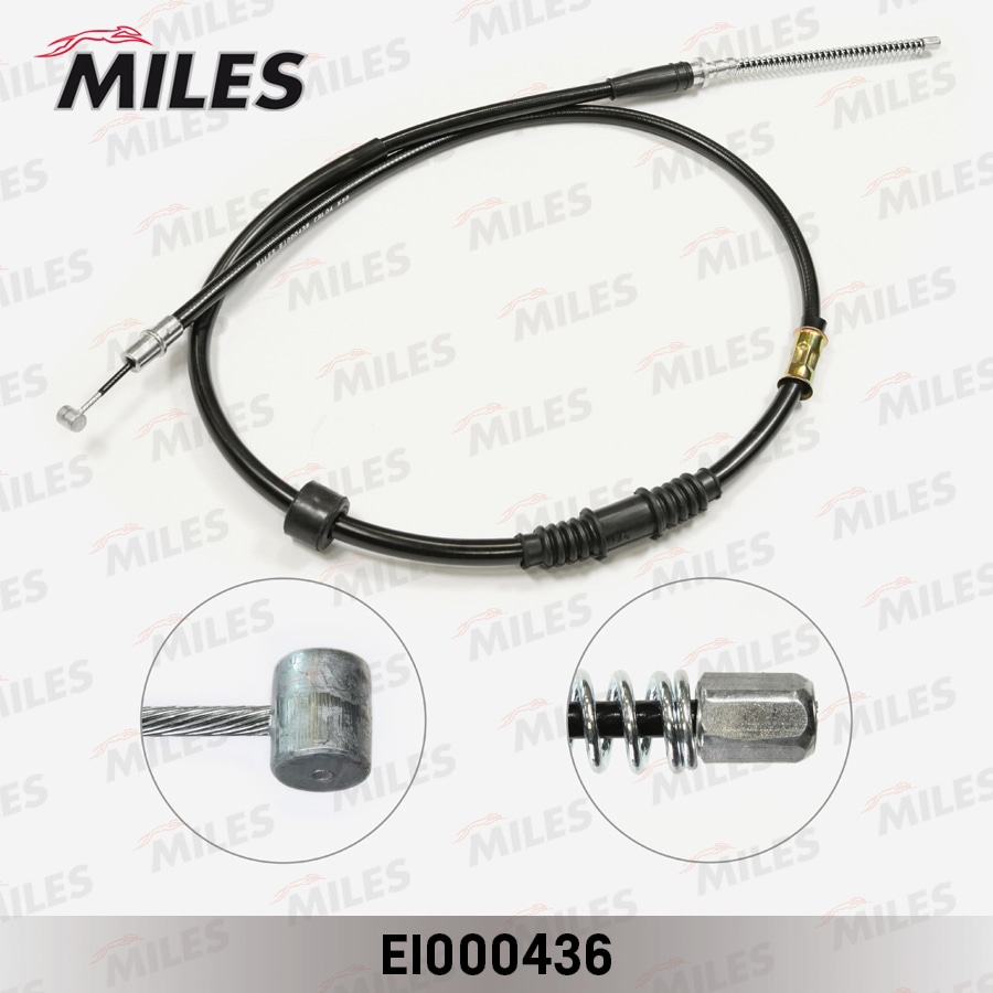 MILES EI000436 Трос стояночного тормоза MITSUBISHI LANCER 03- правый