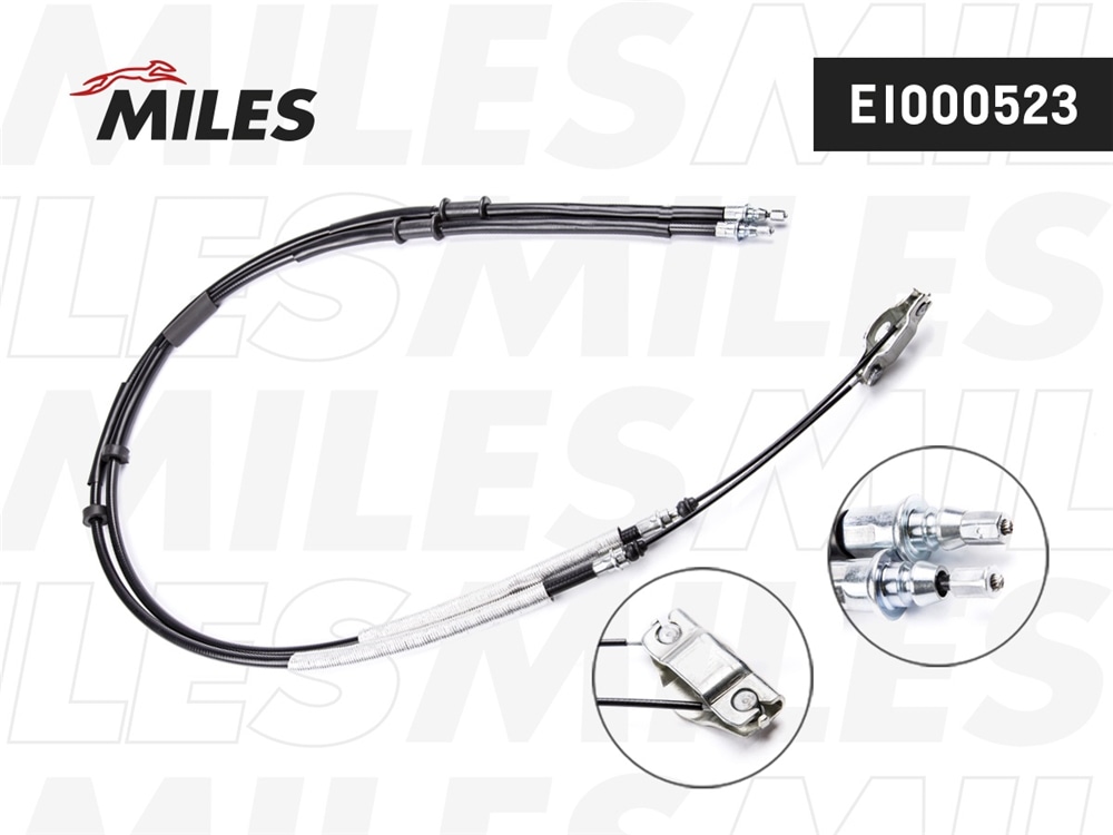 MILES EI000523 Трос стояночного тормоза (1490/1478мм) OPEL CORSA D EI000523