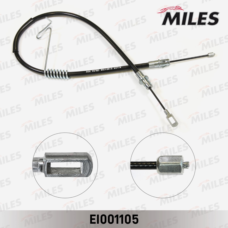 MILES EI001105 Трос ручного тормоза FORD TRANSIT 06- 994мм прав.