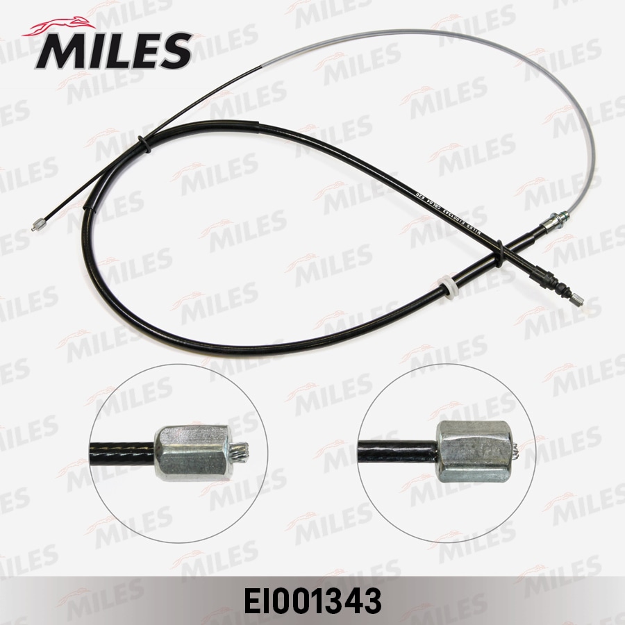 MILES EI001343 Трос стояночного тормоза LAGUNA III-MEGANE III EI001343