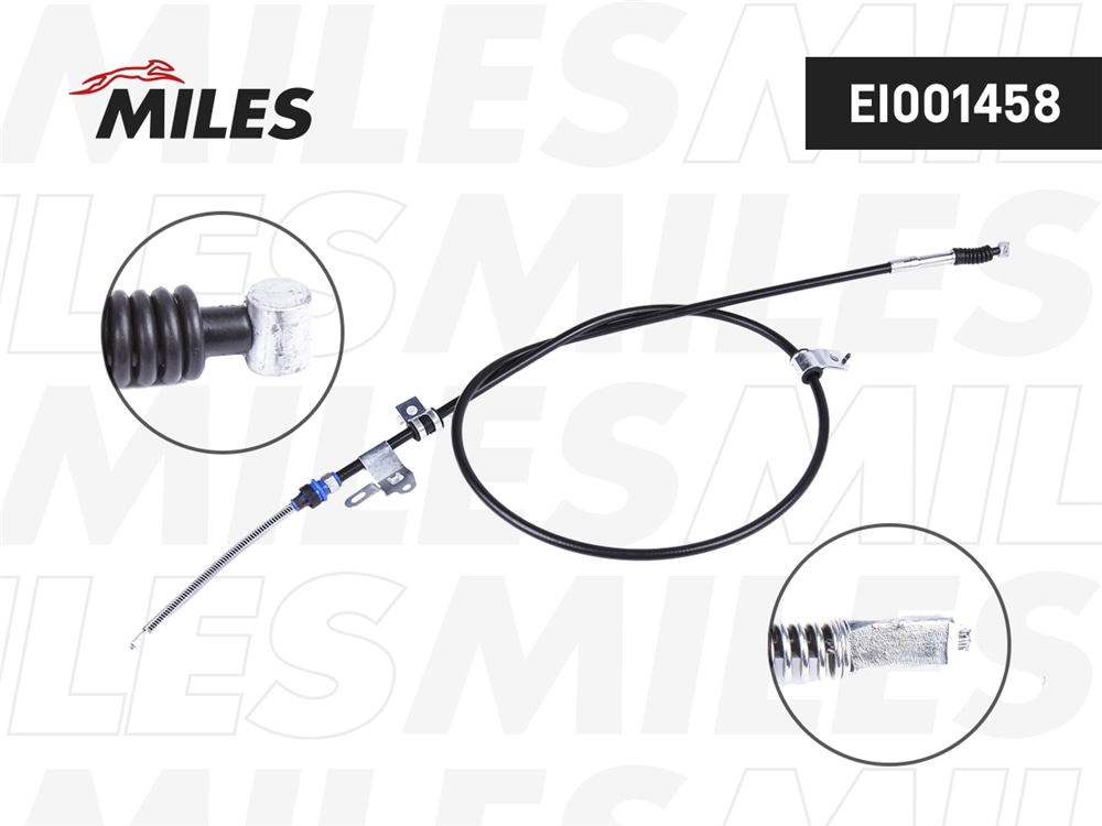 MILES EI001458 Трос стояночного тормоза левый COROLLA E12 04-06 EI001458