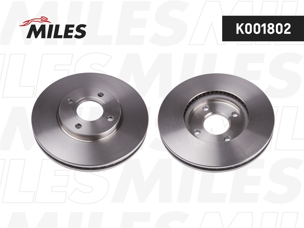 MILES K001802 Диск тормозной FORD ECOSPORT 13- пер. D 278мм
