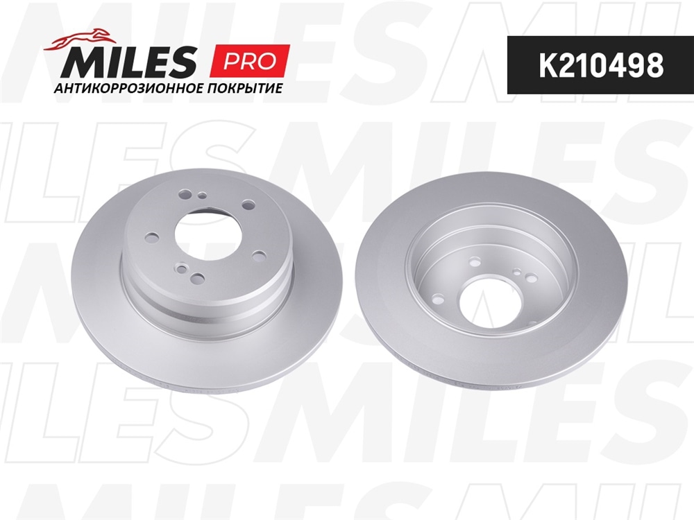 MILES K210498 Диск тормозной MB W202/W203/W124/W210/R170/R171 зад. D 278мм. (с покрытием) PRO