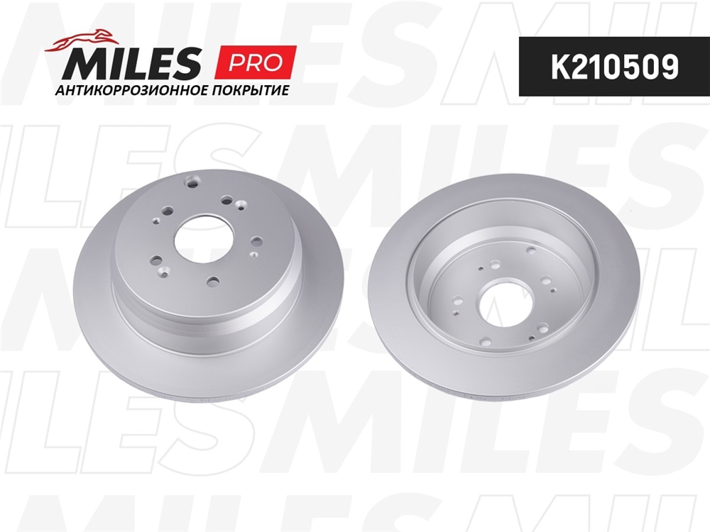 MILES K210509 Диск тормозной HONDA CR-V 02- зад. D 305мм. (с покрытием) PRO