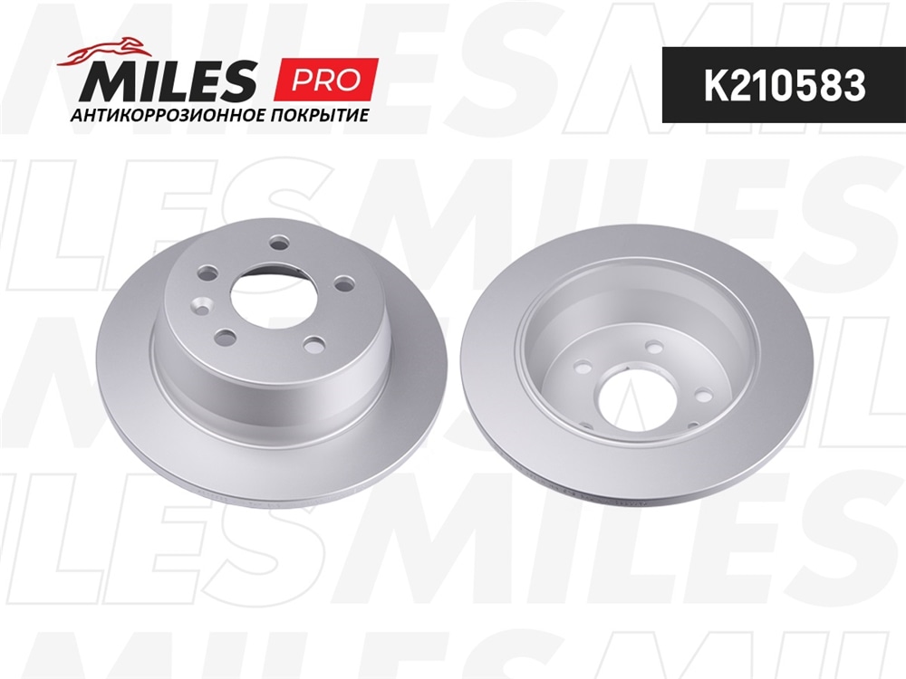 MILES K210583 Диск тормозной MB VITO W638 108-114 2.0-2.3 зад. D 280мм. (с покрытием) PRO