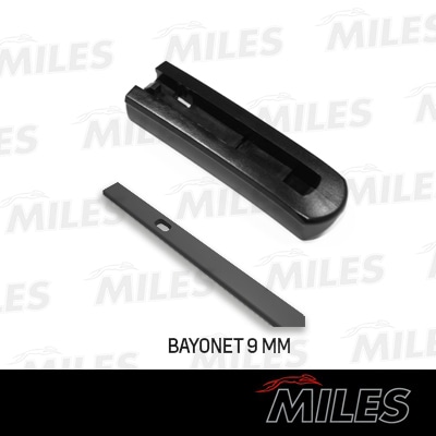 MILES KM810 Адаптер для гибридных щеток BAYONET 9мм (к-т 10 шт.)