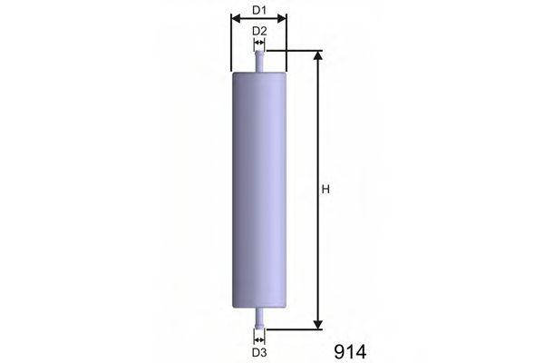 MISFAT e508 Топливный фильтр