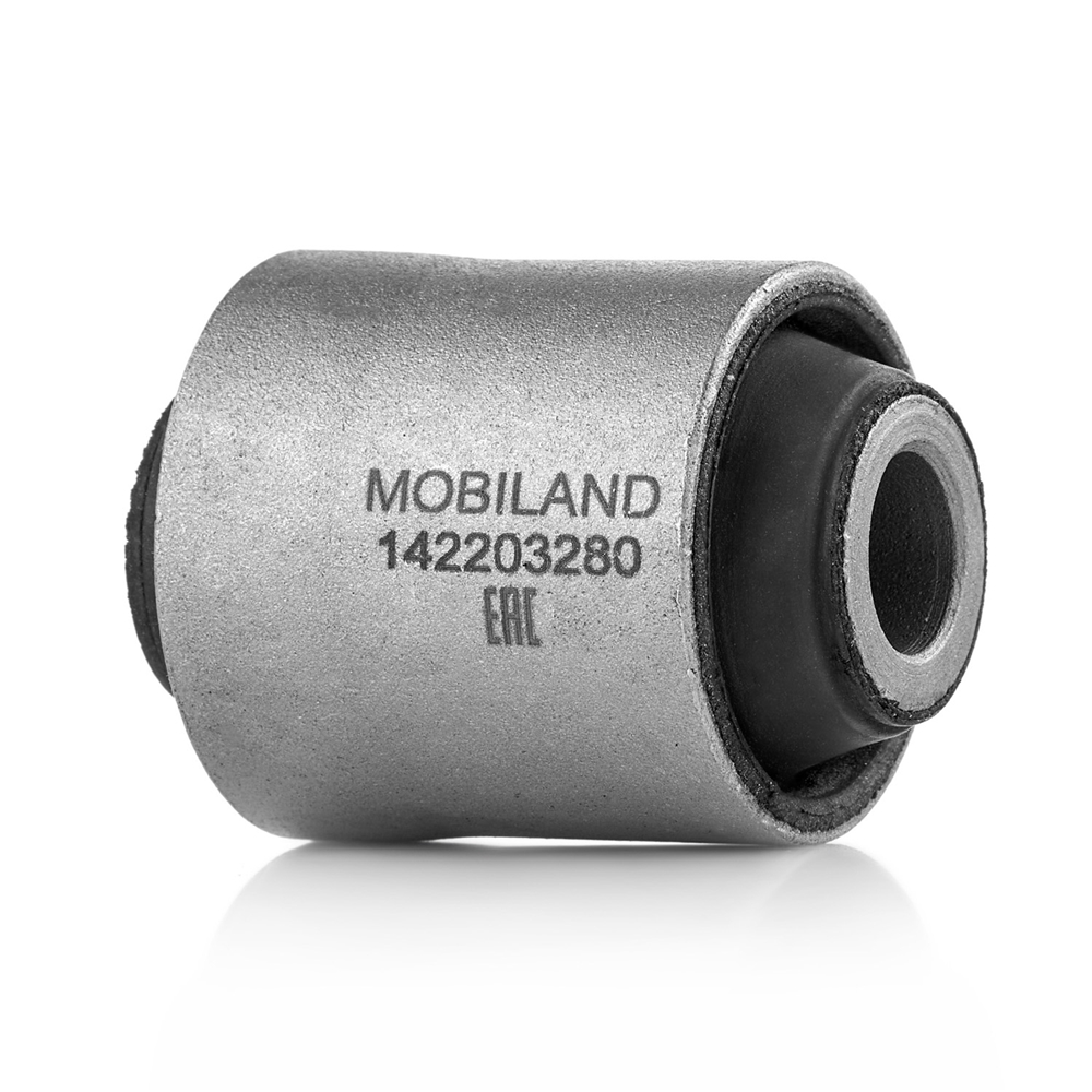 MOBILAND 142203280 Сайлентблок рычага заднего (изогнутого) MITSUBISHI LANCER VIII (CY A, CZ A), OUTLANDER III (GG W, GF