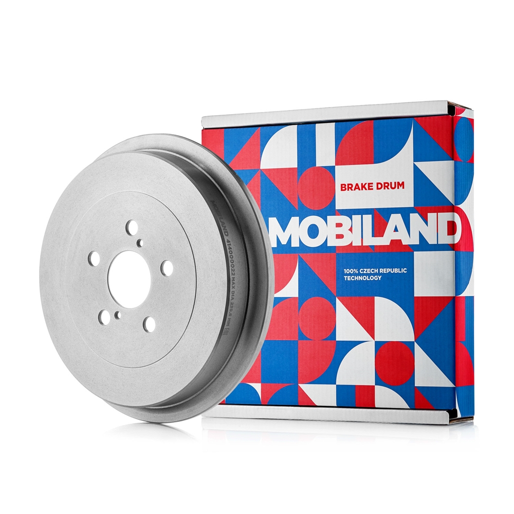 MOBILAND 414000022 Барабан тормозной TOYOTA COROLLA седан ( E15 ), D228,6мм