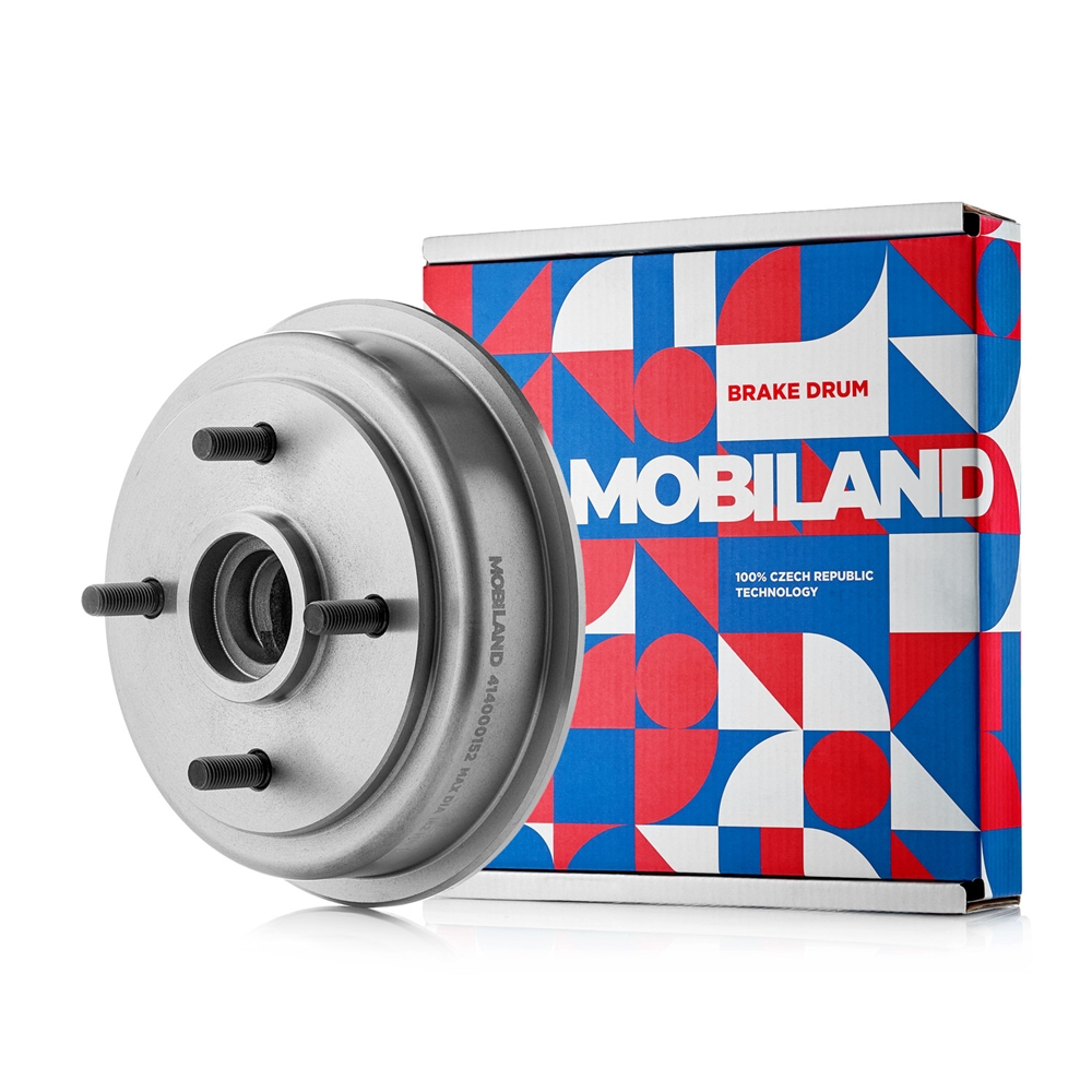 MOBILAND 414000152 Барабан тормозной HYUNDAI ATOS (MX), D180мм