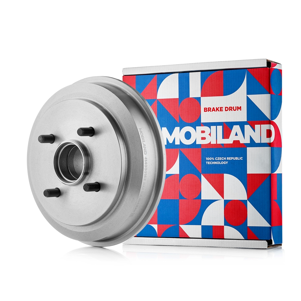 MOBILAND 414000162 Барабан тормозной FORD FUSION (JU ), FIESTA V (JH , JD ), D203мм