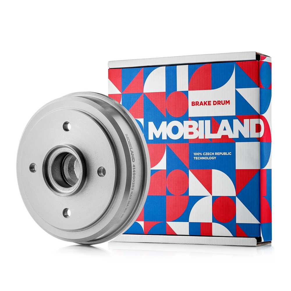 MOBILAND 414000252 Барабан тормозной для а/м DAEWOO MATIZ (M100, M150), D180мм