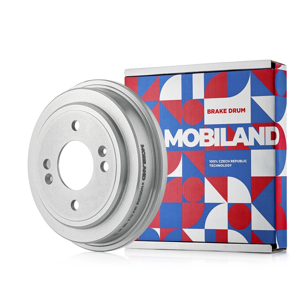 MOBILAND 414000302 Барабан тормозной HYUNDAI GETZ (TB) [а/м без ABS]
