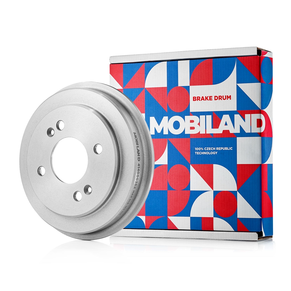 MOBILAND 414000362 Барабан тормозной D180мм KIA PICANTO (TA)