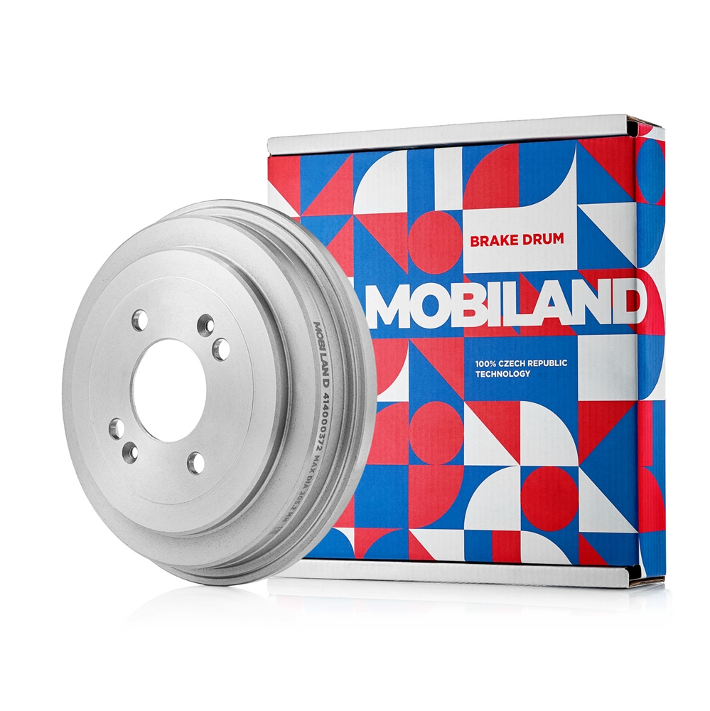 MOBILAND 414000372 Барабан тормозной D203мм для а/м KIA RIO II (JB), HYUNDAI ACCENT III седан (MC) [а/м без ABS]