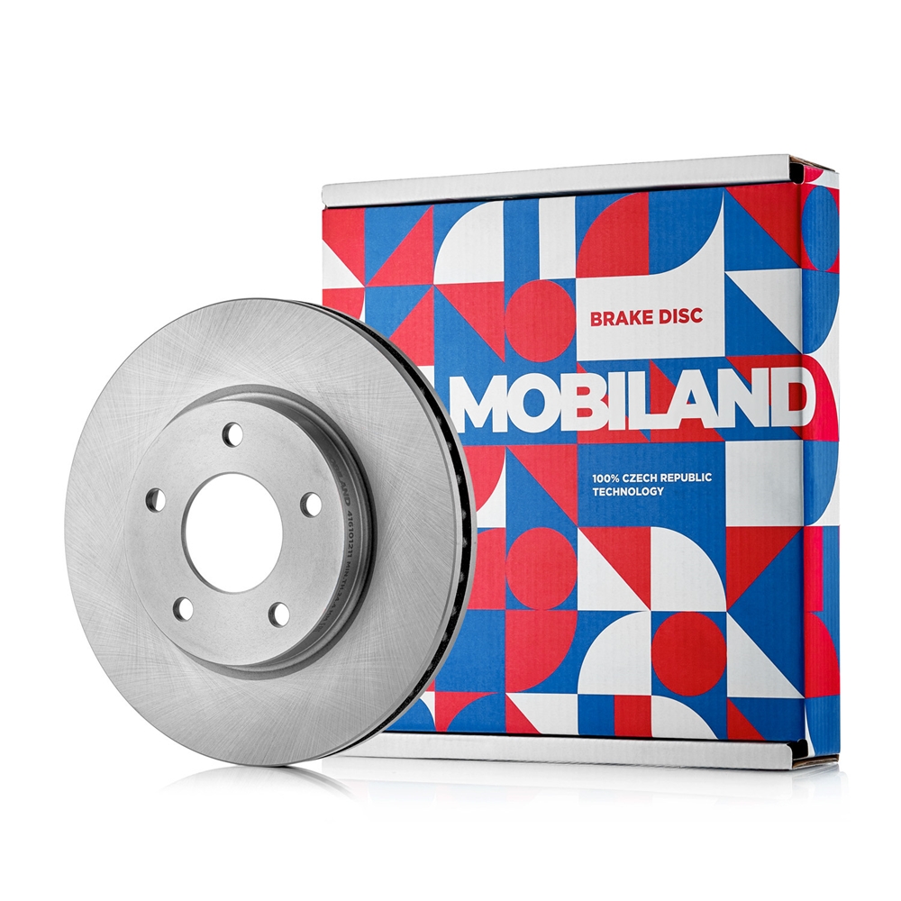 MOBILAND 416101211 Диск тормозной передний вентилируемый D276мм MITSUBISHI LANCER VIII (CY A, CZ A),