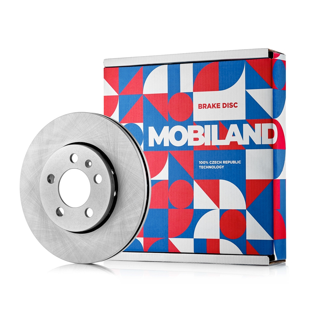 MOBILAND 416101491 Диск тормозной передний вентилируемый D255,8мм VW POLO V седан (602, 604, 612, 614)  SKODA RAPID (NH