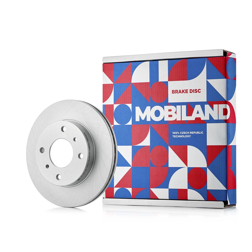 MOBILAND 416109751 Диск тормозной передний вентилируемый D257мм