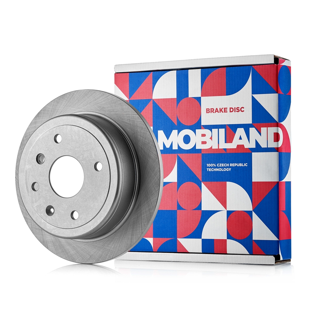 MOBILAND 416202630 Диск тормозной задний невентилируемый D257,8мм CHEVROLET LACETTI (J200), AVEO седан (T250, T255),