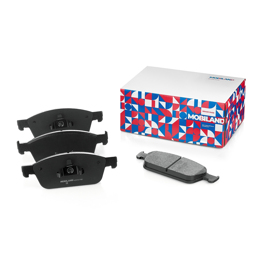 MOBILAND 429101790 Колодки тормозные дисковые передние (4 шт.) с п/шум. пласт. FORD FOCUS III