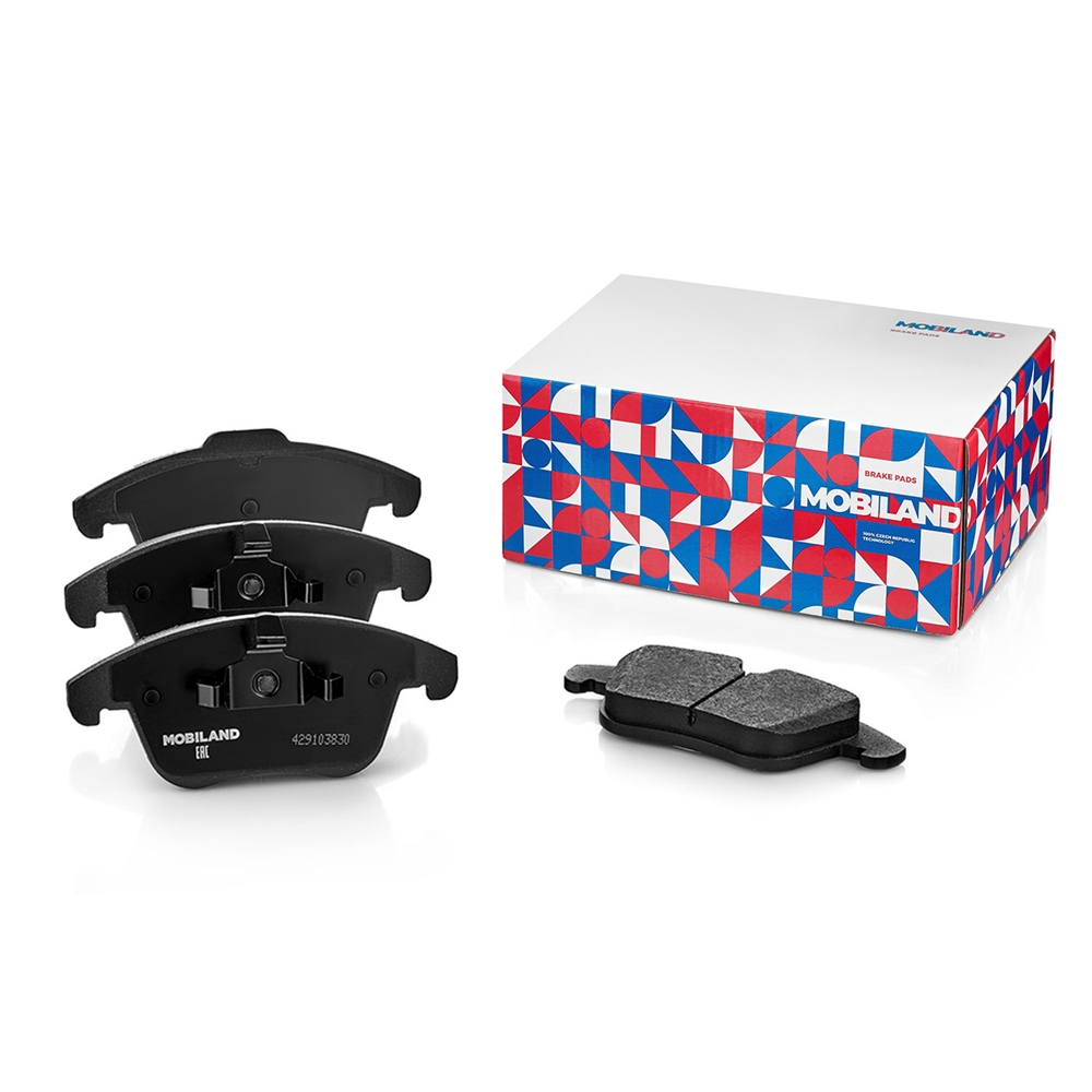 MOBILAND 429103830 Колодки тормозные дисковые передние (4 шт.) с п/шум. пласт. FORD MONDEO IV седан (BA7)