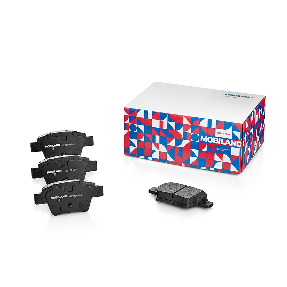 MOBILAND 429200100 Колодки тормозные дисковые задние (4 шт.) с п/шум. пласт. CITRO?N C4 I (LC )