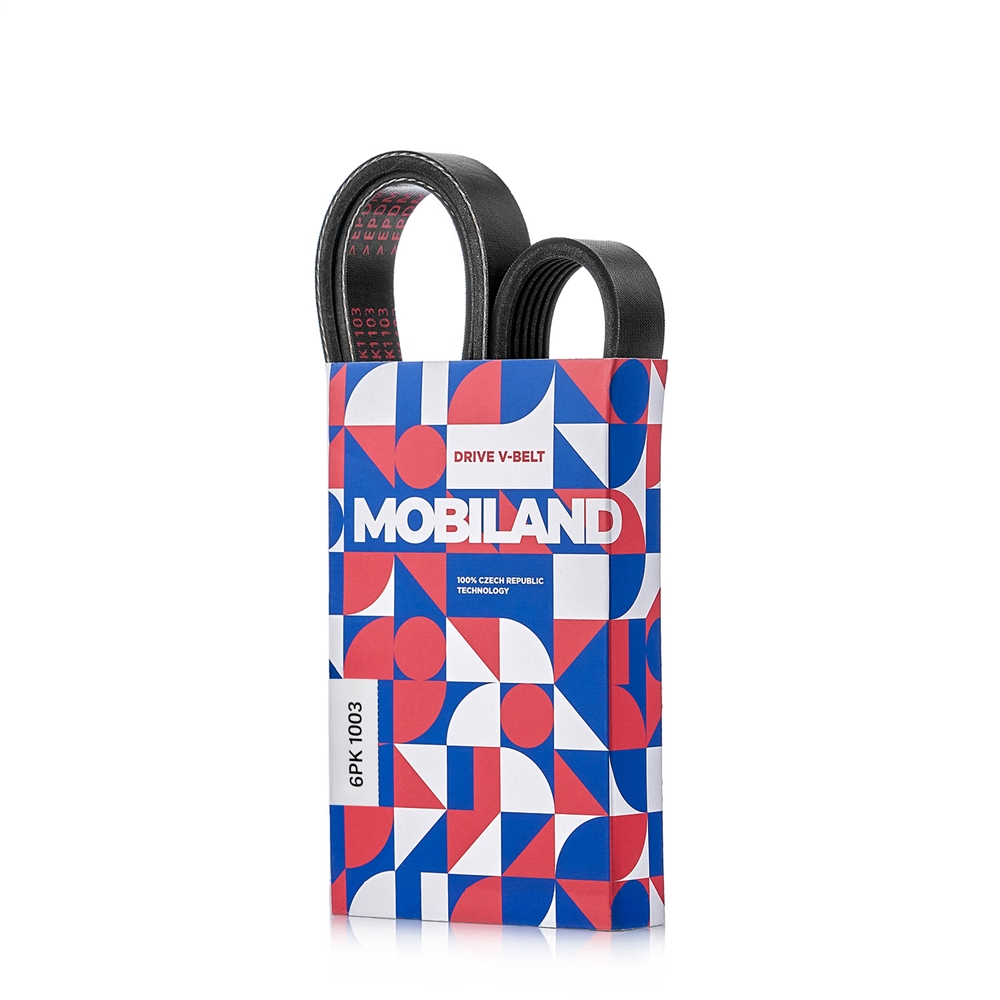 MOBILAND 501261003 Ремень 6PK1003 (EPDM) VW POLO V (6R1, 6C1), SKODA OCTAVIA III (5E3, NL3, NR3), FABIA III (NJ3), YETI