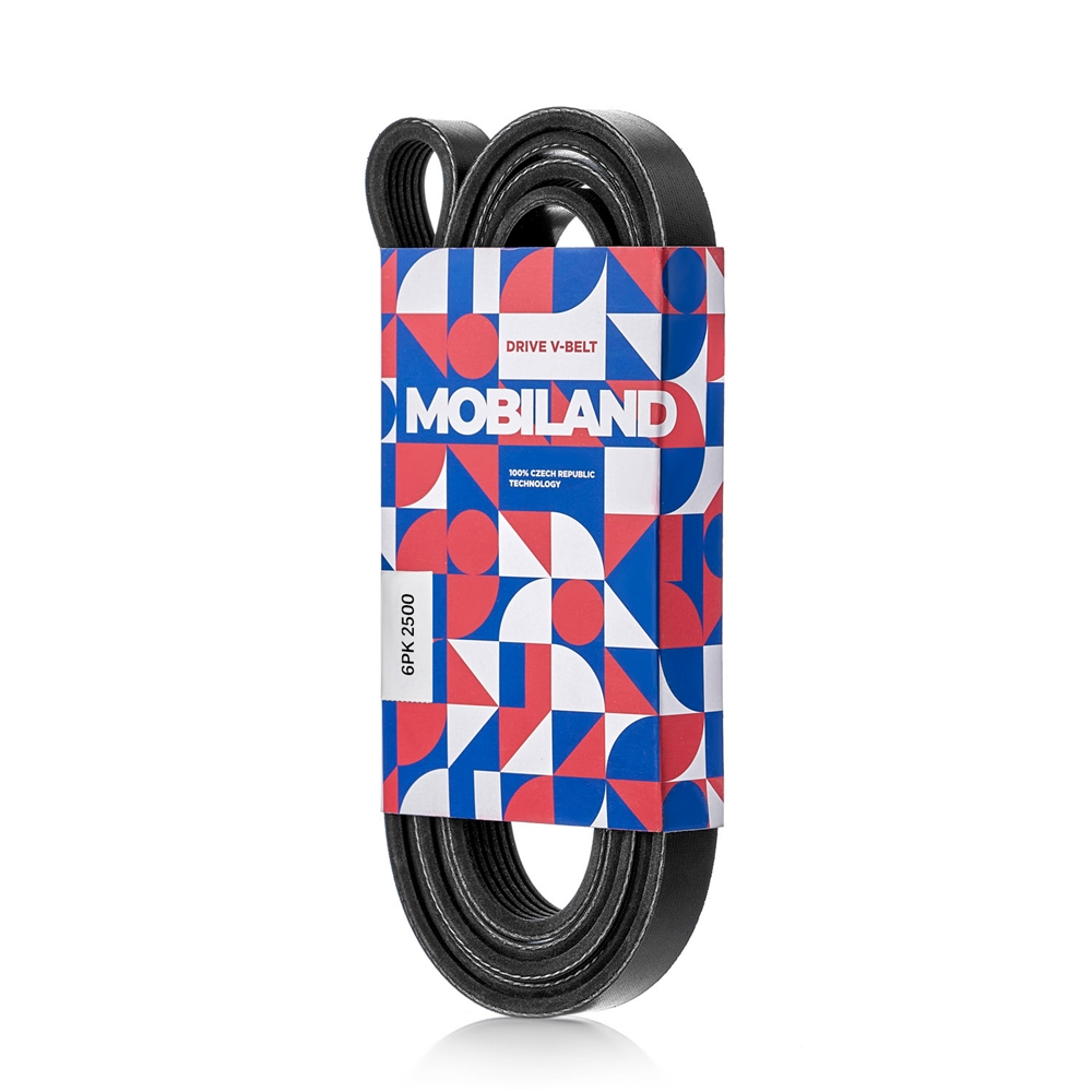 MOBILAND 501262500 Ремень 6PK2500 (EPDM) KIA SORENTO II (XM), HYUNDAI SANTA F? III (DM, DMA), AUDI A4 B8 (8K2)