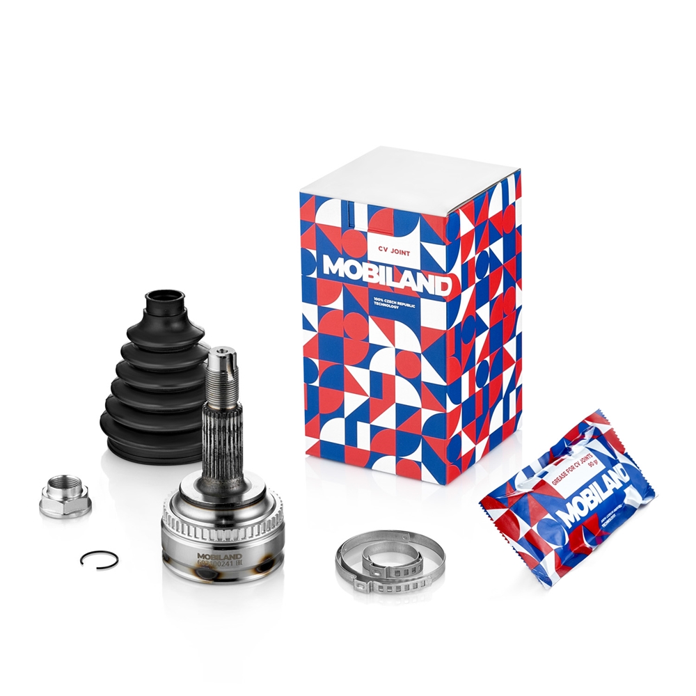 MOBILAND 603100241 ШРУС наружный передний TOYOTA COROLLA седан ( E12 ) [с кольцом ABS]